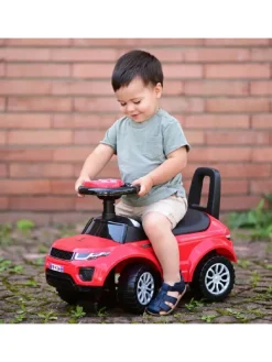 Rutscher 2 in 1, Kinderauto Off Road in weiß