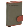 Sabana Geldbörse RFID Schutz Leder 7.5 cm in steel green