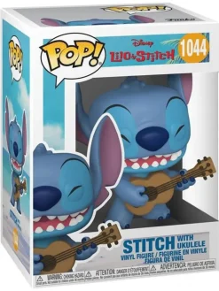 Sammelfigur "Funko POP! Lilo & Stitch Stitch with Ukulele" in Blau - ab 6 Jahren