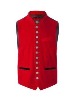 Samtweste Moritz in Rot451