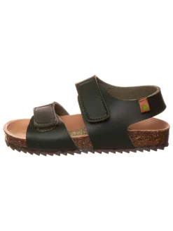 Sandalen in Dunkelgrün
