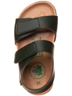 Sandalen in Dunkelgrün