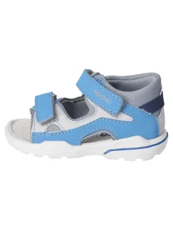 Sandalen in Grau/ Hellblau
