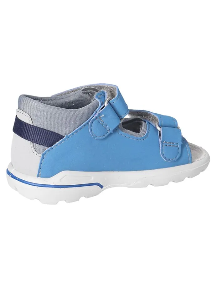 Sandalen in Grau/ Hellblau