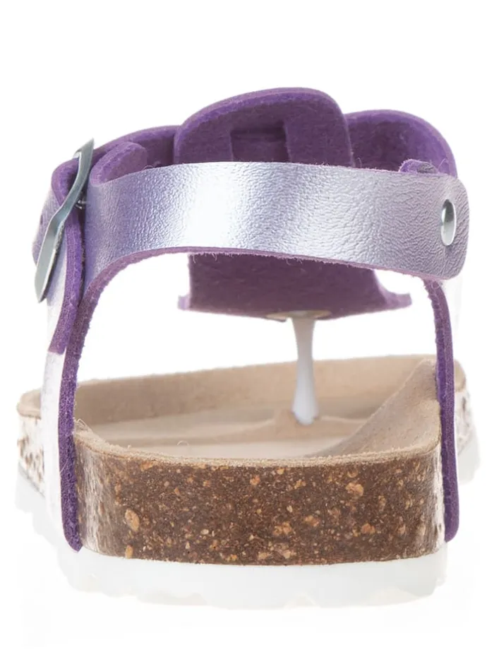 Sandalen in Lila