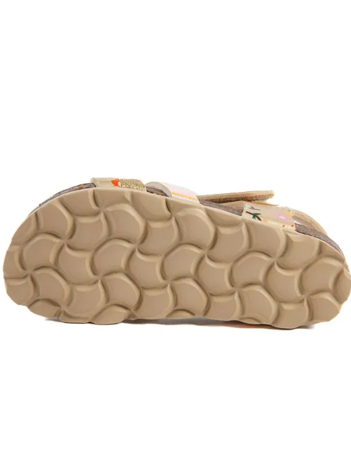 Sandalen "Rosso" in Gold