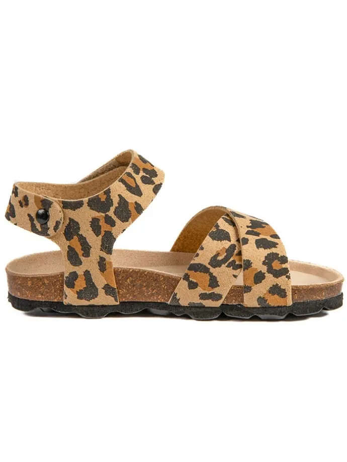 Sandalen "Rosso" in Hellbraun