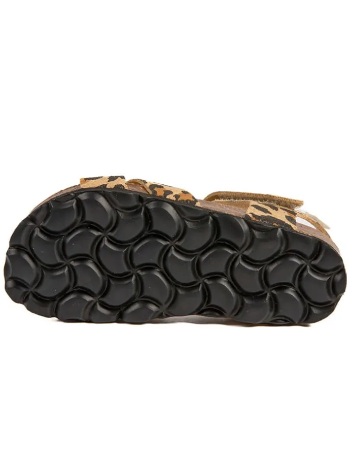 Sandalen "Rosso" in Hellbraun