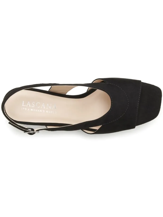 Sandalette in schwarz