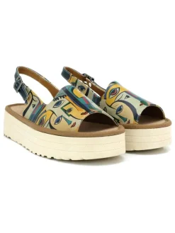 Sandaletten in Bunt