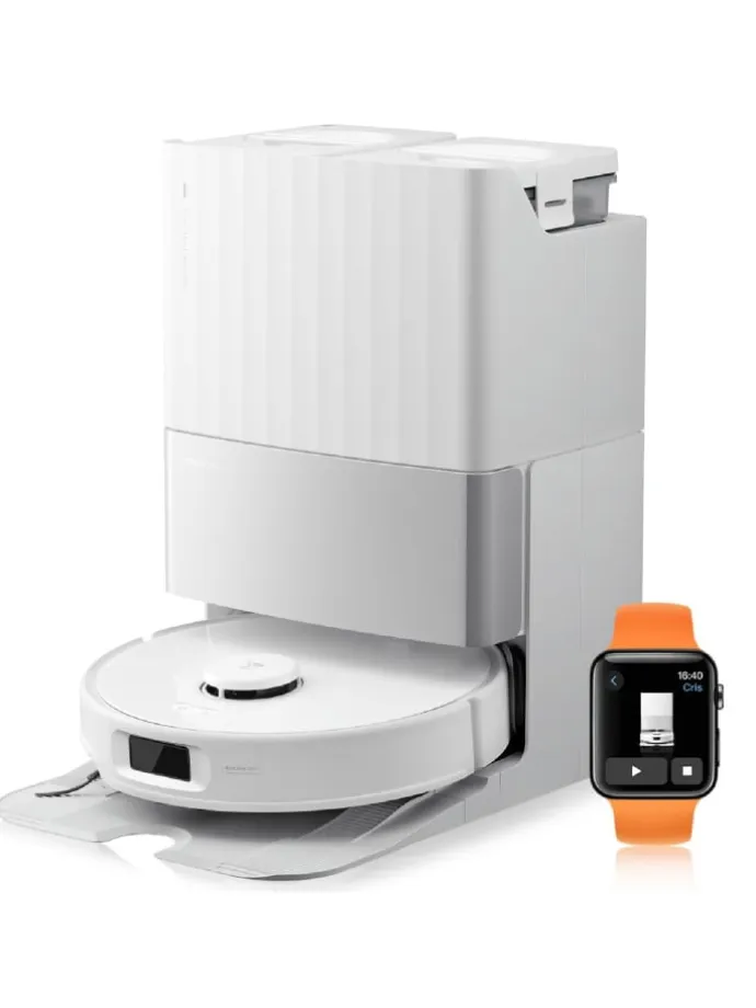 Saugroboter Qrevo Edge S5A in Weiß, 18500Pa, Dual Anti-Tangle-System