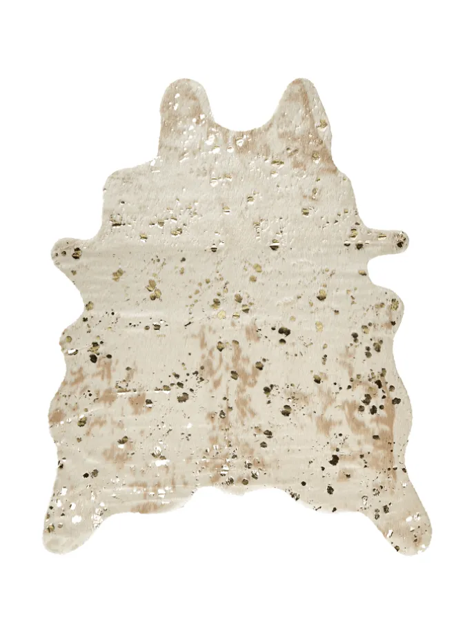 Schaffell BOGONG in Beige/Gold - (W) 130 x (H) 1 x (L) 170 cm