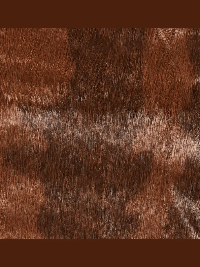 Schaffell BOGONG in Braun/Weiß - (W) 130 x (H) 1 x (L) 170 cm