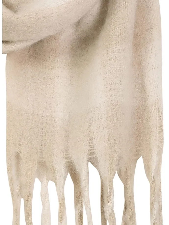 Schal in Beige/ Creme