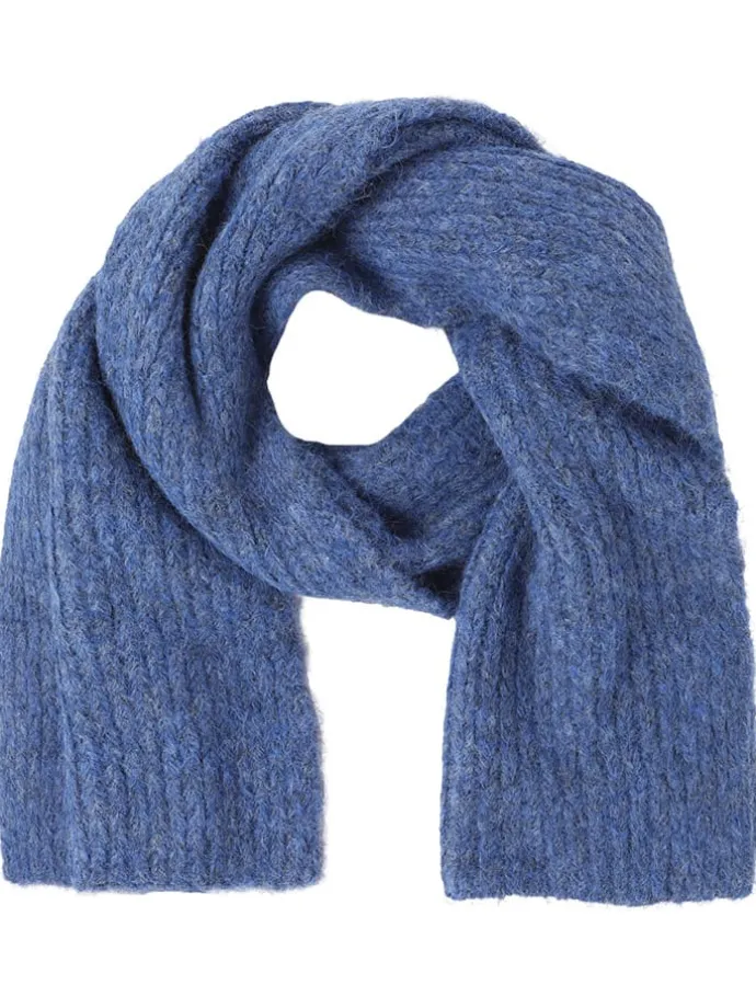 Schal in Blau - (L)175 x (B)36 cm
