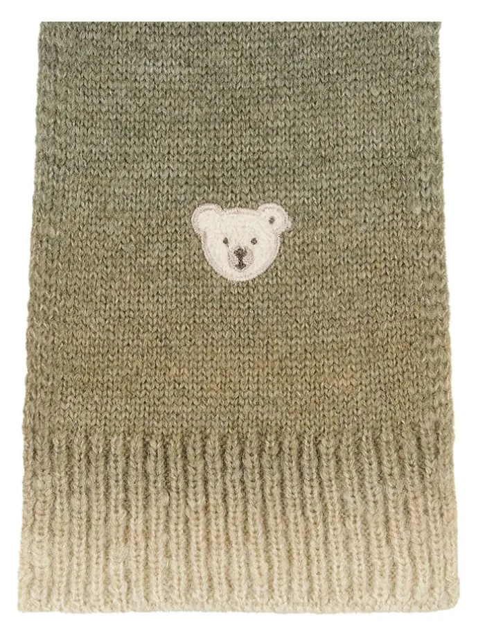Schal in Creme/ Khaki