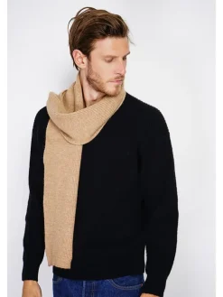 Schal in Hellbraun - (L)170 x (B)30 cm