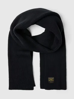 Schal in Schwarz - (L)175 x (B)30 cm
