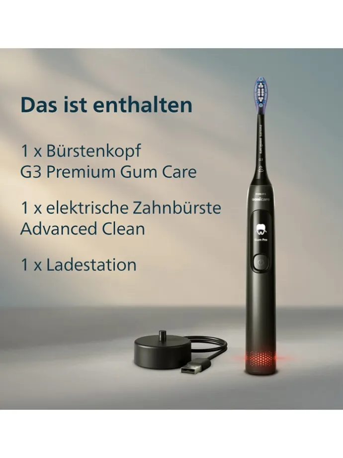 Schallzahnbürste "Serie 4100" in Schwarz
