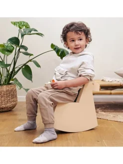 Schaukelpferd in Creme/ Grün - ab Geburt