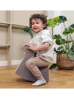 Schaukelpferd in Creme/ Grün - ab Geburt