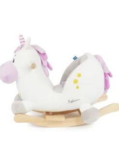 Schaukeltier Einhorn in Weiß