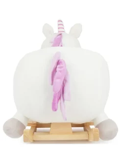 Schaukeltier Einhorn in Weiß