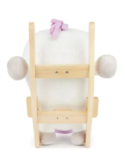 Schaukeltier Einhorn in Weiß
