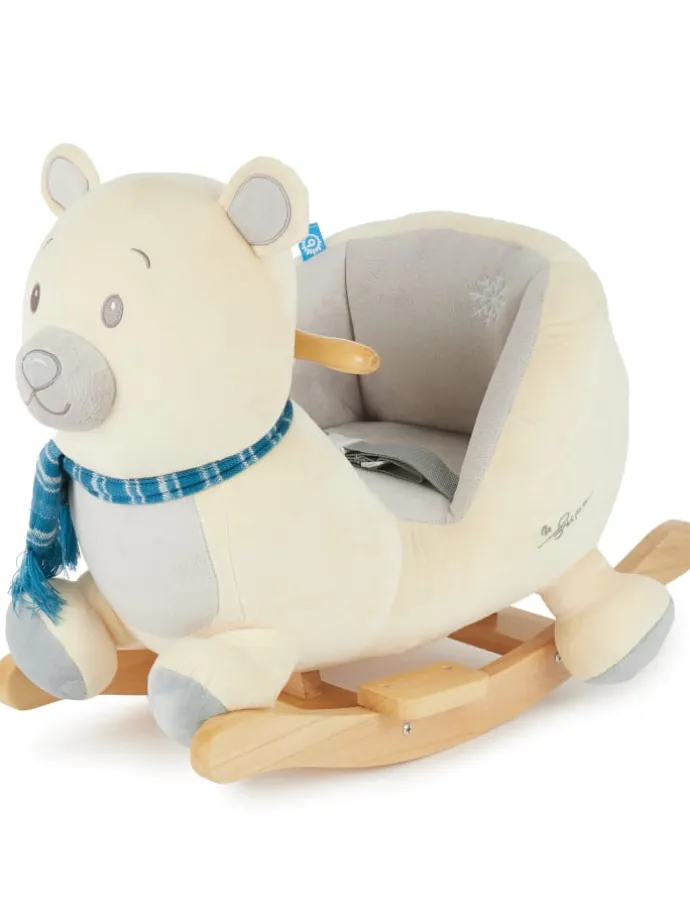 Schaukeltier Eisbär Lars in Cremefarben