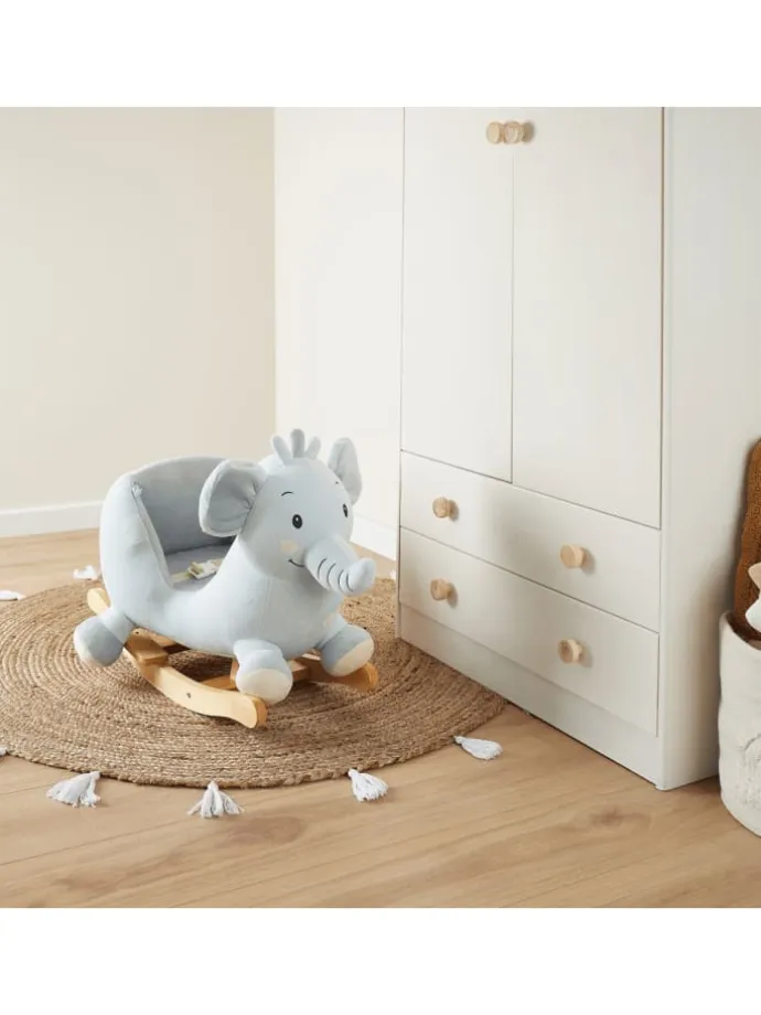 Schaukeltier Elefant Tiko in Grau