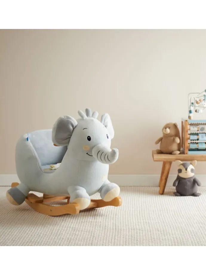 Schaukeltier Elefant Tiko in Grau