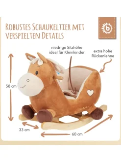 Schaukeltier Pferd Calimero in Braun