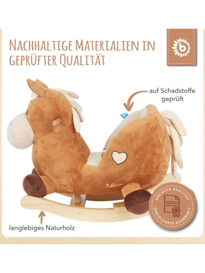 Schaukeltier Pferd Calimero in Braun