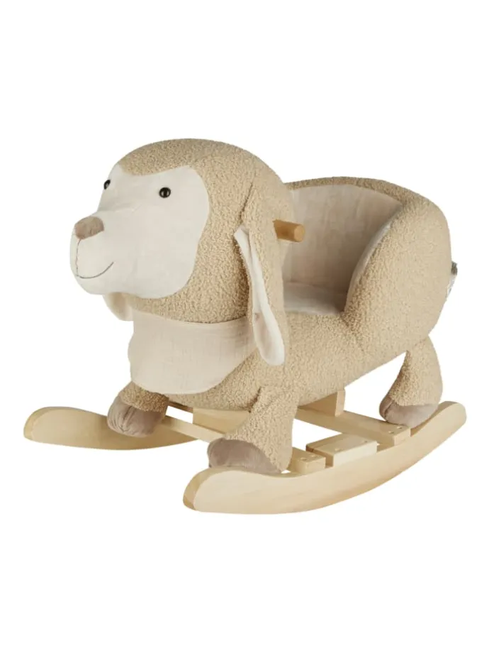 Schaukeltier SCHAF Flocke in beige