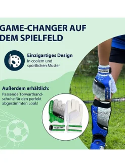 Schienbeinschützer mit Knöchelschutz in Grün