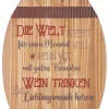 Schild "Weinfass" in Braun - (B)37 x (H)46,5 x (T)2 cm