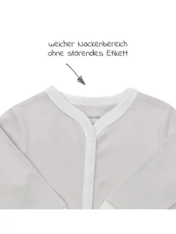Schlafanzug 2er Pack Pyjama Einteiler - Grau in grau