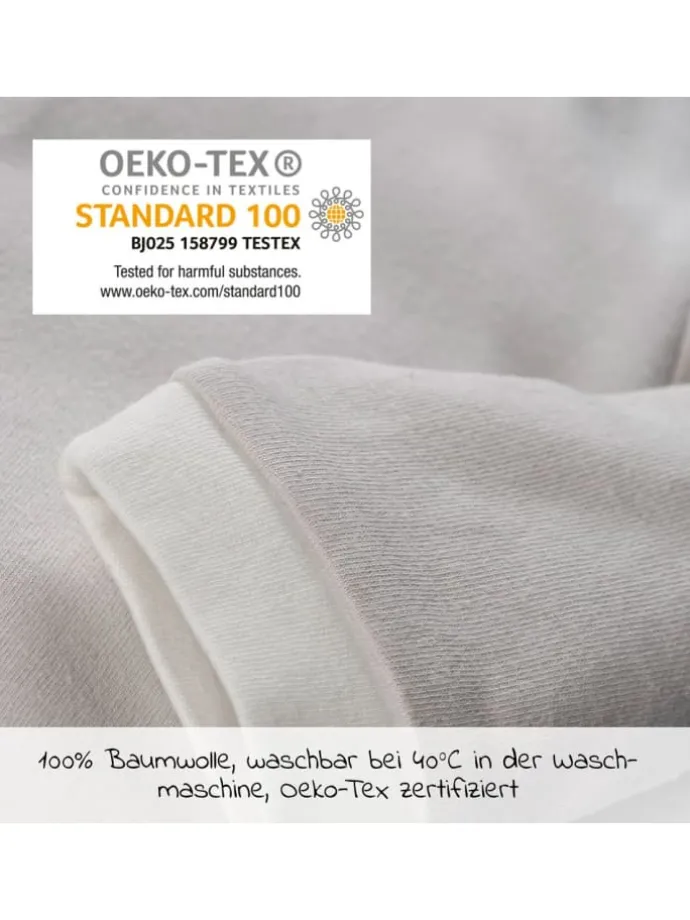 Schlafanzug 2er Pack Pyjama Einteiler - Grau in grau