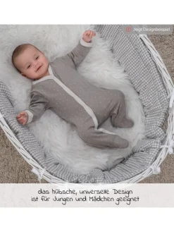 Schlafanzug 2er Pack Pyjama Einteiler - Grau in grau