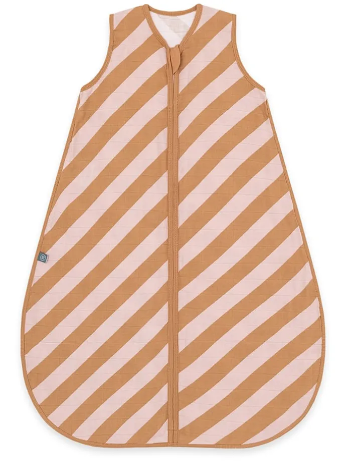 Schlafsack in Hellbraun/ Rosa - TOG - 0.5