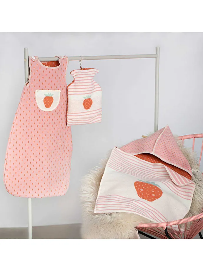 Schlafsack "Juwel - Erdbeere" in Rosa