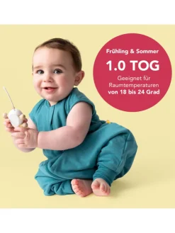 Schlafsack mit Füßen, 1.0 TOG in Petrol