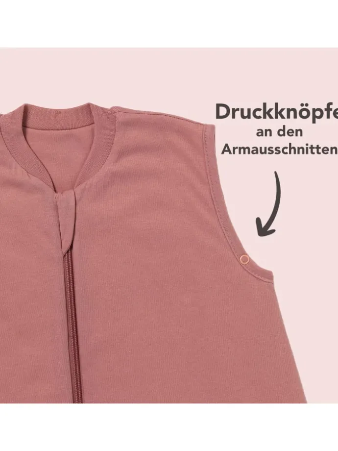 Schlafsack mit Füßen, 1.0 TOG in Rosa