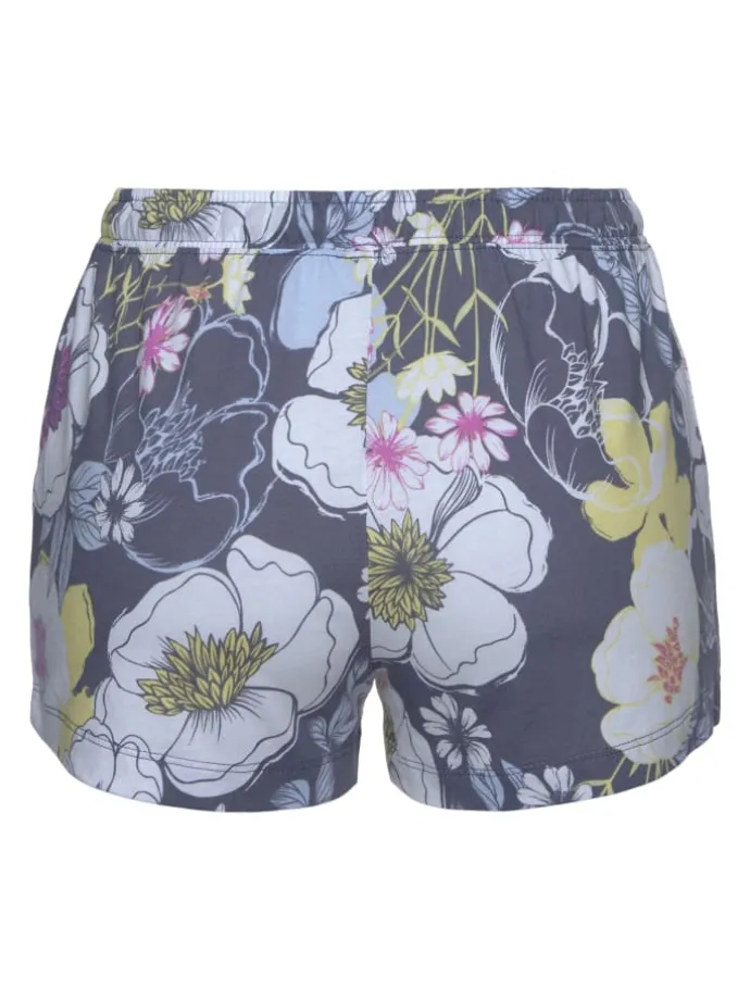 Schlafshorts in geblümt