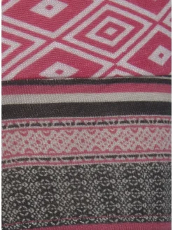 Schlafshorts in pink gemustert