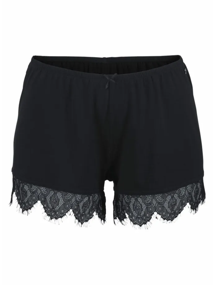 Schlafshorts in schwarz