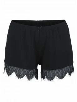 Schlafshorts in schwarz