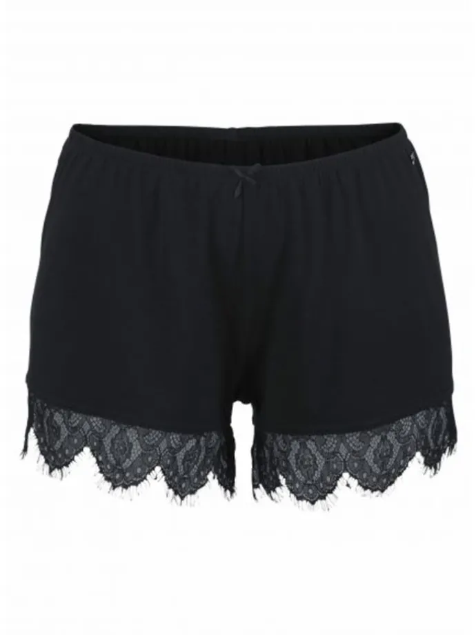 Schlafshorts in schwarz