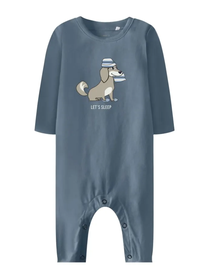 Schlafstrampler NBNNIGHTSUIT ZIP KOALA in flint stone