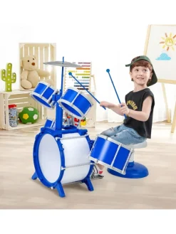 Schlagzeug Set in Blau